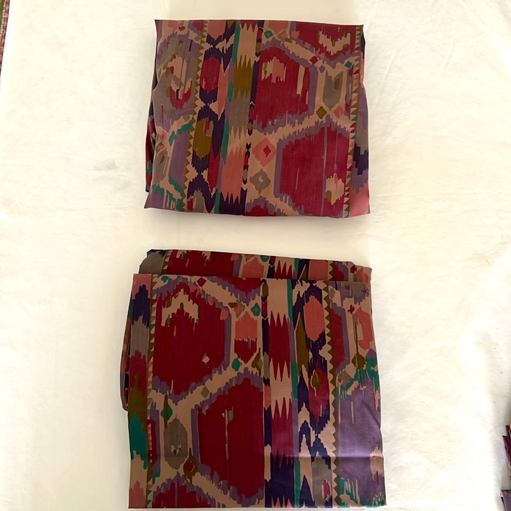 Rad set of two (2) twin sheet sets from 1981. Collier Campbell Design for Martex - Picture 5 of 10